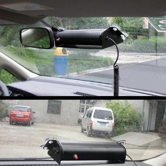 Φώτα 8 LED Strobe Αστυνομίας Μπλέ & Kόκκινο Για Παρμπρίζ Αυτοκινήτου