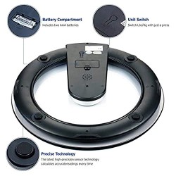 Ηλεκτρονική Γυάλινη Ζυγαριά Μπάνιου Έως 180 Κιλά TOYE-EB618