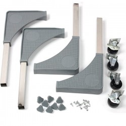 Ρυθμιζόμενη Βάση Για Ηλεκτρικές Συσκευές Με Ροδάκια 65x65cm