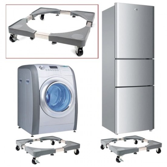 Ρυθμιζόμενη Βάση Για Ηλεκτρικές Συσκευές Με Ροδάκια 65x65cm