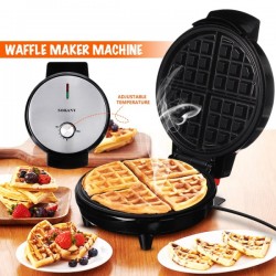 Βαφλιέρα Με Αντικολλητικές Πλάκες Ψησίματος 4 Θέσεων 1000W KJ505