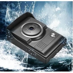 Σετ Έγχρωμης Θυροτηλεόρασης με Οθόνη 7 ιντσών TFT LCD και Εξωτερική Κάμερα LED Υπερύθρων Μπουτόν XLS-V70F-L