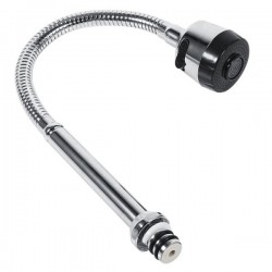 Ευλύγιστη Προέκταση Βρύσης Σπιράλ Με Ψεκαστήρα 2 Εκροών