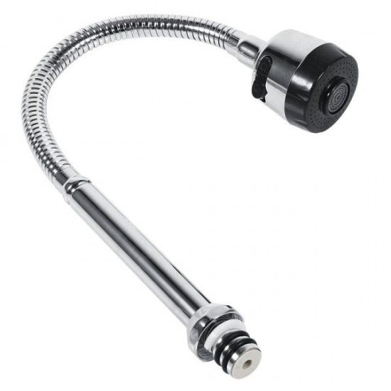 Ευλύγιστη Προέκταση Βρύσης Σπιράλ Με Ψεκαστήρα 2 Εκροών