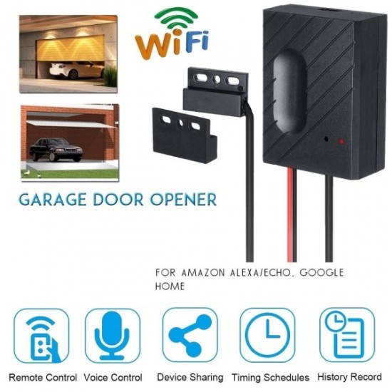 WiFi Smart Control Πόρτας Γκαράζ Με Υποστήριξη Φωνητικών Εντολών Q-CK400