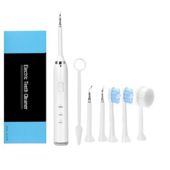 Σετ Επαναφορτιζόμενη Ηλεκτρική Οδοντόβουρτσα Με Εργαλείο Καθαρισμού Πέτρας LCH166