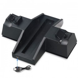 Βάση Στήριξης Κονσόλας Με Ανεμιστήρες Ψύξης & Φόρτισης Χειριστήριων Για PS4 / PS4 Pro DOBE TP4-805B