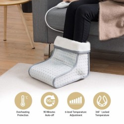 Ηλεκτρική Θερμοφόρα Μποτάκι Ποδιών 100W Με 6 Επίπεδα Θερμοκρασίας Και Αυτόματη Απενεργοποίηση HM8750