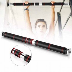 Μονόζυγο-Τηλεσκοπική Μπάρα Εκγύμνασης Πόρτας Με Αντιολισθητικές Αφρώδεις Λαβές 60-100cm