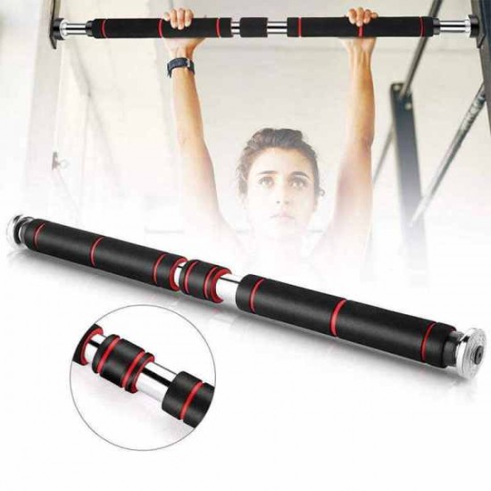 Μονόζυγο-Τηλεσκοπική Μπάρα Εκγύμνασης Πόρτας Με Αντιολισθητικές Αφρώδεις Λαβές 60-100cm