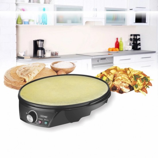 Κρεπιέρα με Αντικολλητική Πλάκα 30cm 1200W HM-5855