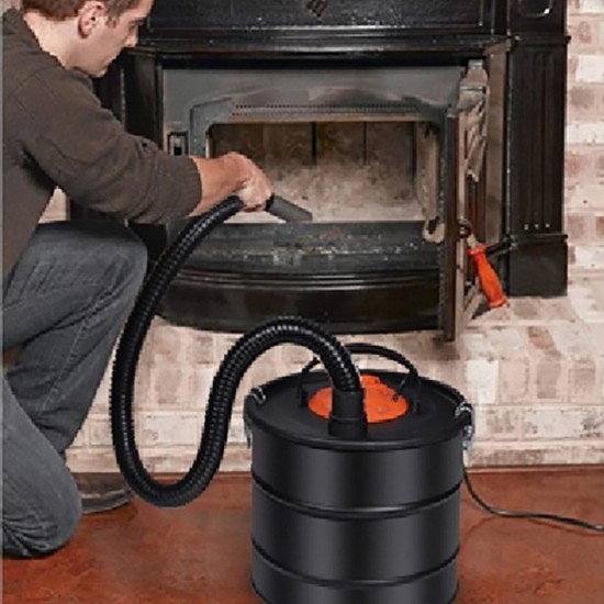 Ηλεκτρική Σκούπα Στάχτης 18L Κυκλωνικής Τεχνολογίας 1000W HM-2145