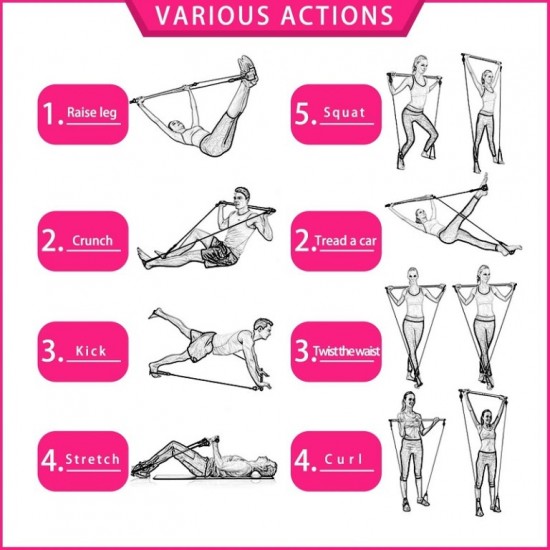 Όργανο Εκγύμνασης για Ασκήσεις Πιλάτες Portable Pilates Studio