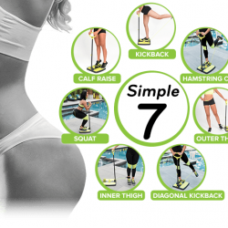 Συσκευή Εκγύμνασης Σώματος 7 σε 1 Booty Maxx Resistance Technology Workout