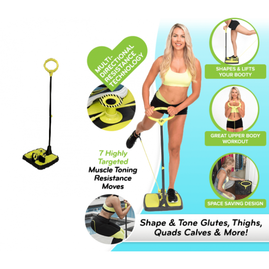 Συσκευή Εκγύμνασης Σώματος 7 σε 1 Booty Maxx Resistance Technology Workout