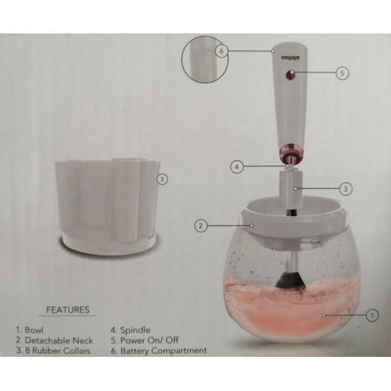 Ηλεκτρική Συσκευή Καθαρισμού Πινέλων Μακιγιάζ Aibitoo LY-50289