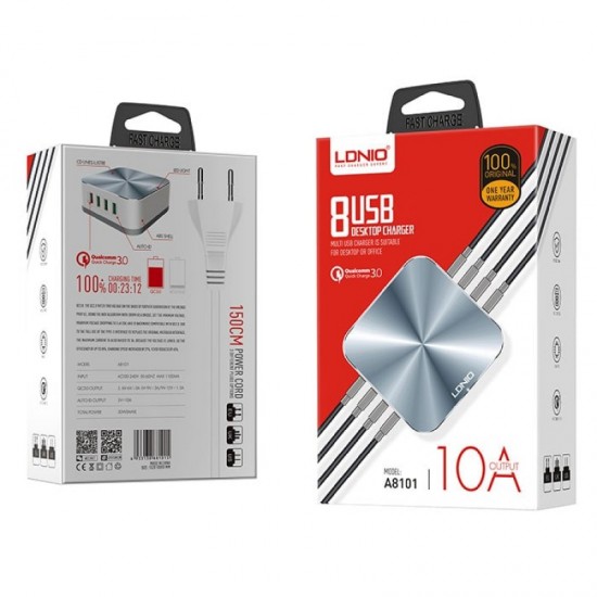 Φορτιστής με 8 Θύρες USB – LDNIO