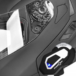 Ενδοεπικοινωνία Bluetooth Κράνους Μηχανής Αδιάβροχο FreedConn T-Max