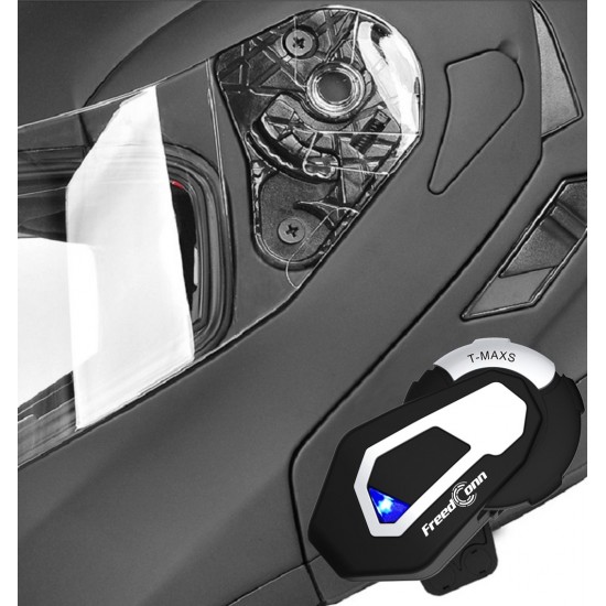 Ενδοεπικοινωνία Bluetooth Κράνους Μηχανής Αδιάβροχο FreedConn T-Max