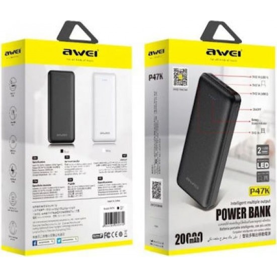 Awei Power Bank 20.000mAh