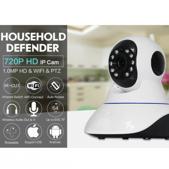 Ασύρματη Κάμερα Παρακολούθησης WiFi με Νυχτερινή Λήψη