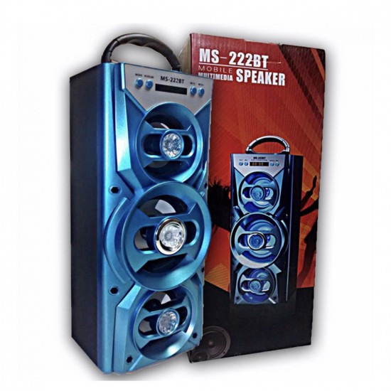 Φορητό Ηχείο Bluetooth με Φωτισμό LED και Υποδοχές USB και TF