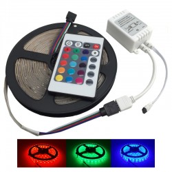 Αδιάβροχη Ταινία LED 5 μέτρων Πολλών Χρωμάτων