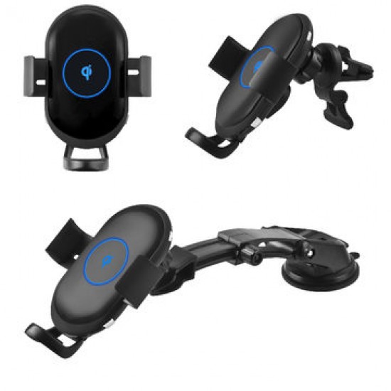 C16 Βάση Αυτοκινήτου για κινητό με Ασύρματη Φόρτιση