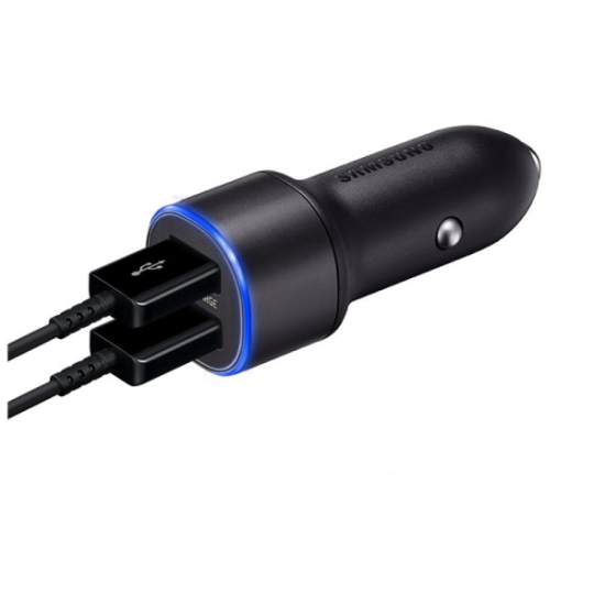 Samsung Φορτιστής Αυτοκινήτου με 2 Θήρες Usb