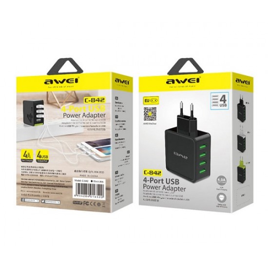 Awei c-842 4 εξόδους USB