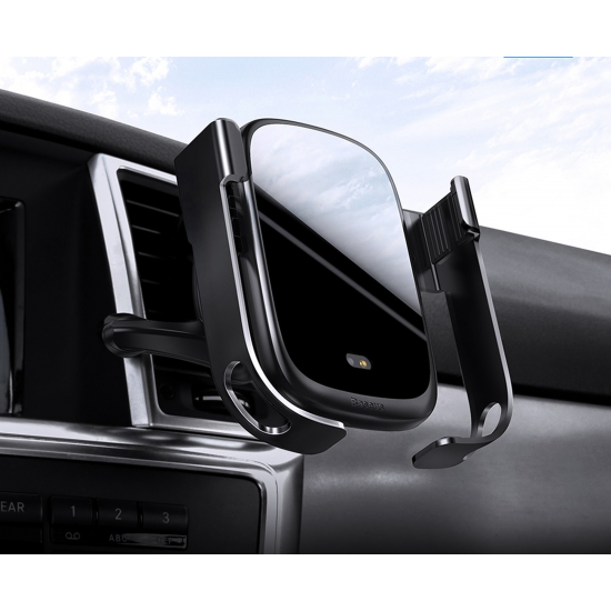 Baseus  Βάση Αυτοκινήτου με Ασύρματο φορτιστή 6.5'' 10W