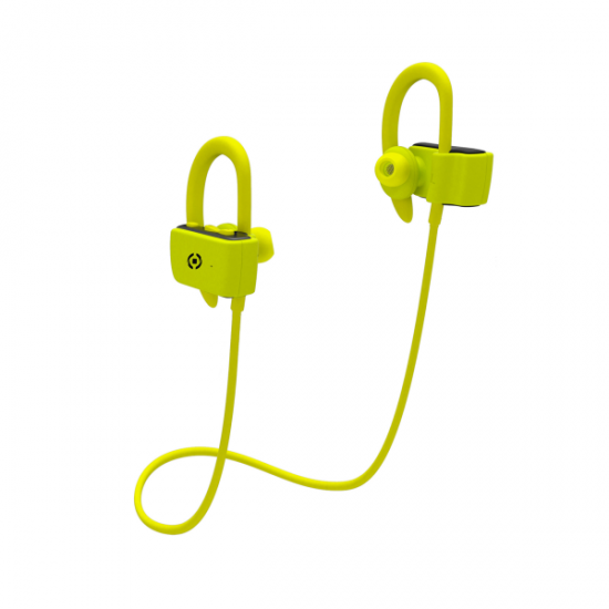 Celly Bluetooth Sport Stereo Earphone Yellow