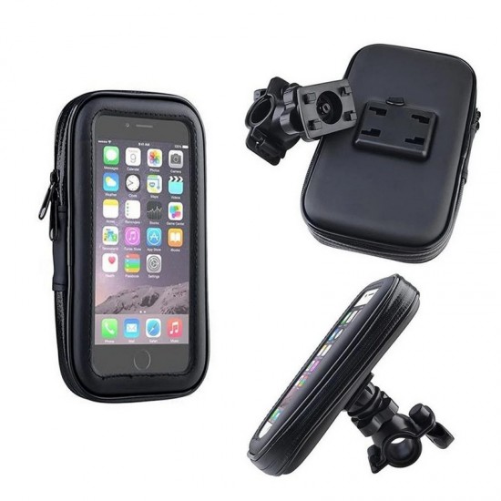 Αδιάβροχη Βάση Στήριξης Κινητού 5,5″ – 6,2″ για Ποδήλατα