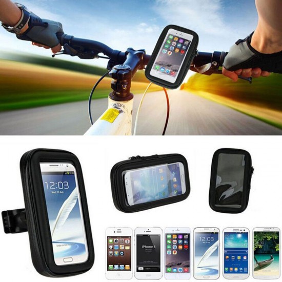 Αδιάβροχη Βάση Στήριξης Κινητού 5,5″ – 6,2″ για Ποδήλατα