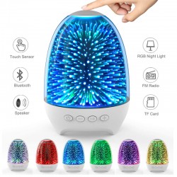 Φορητό Ηχείο Bluetooth και Φωτιστικό Αφής LED για το Υπνοδωμάτιο