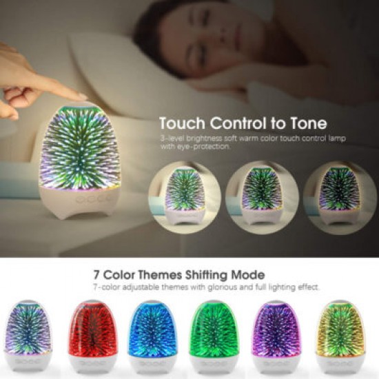 Φορητό Ηχείο Bluetooth και Φωτιστικό Αφής LED για το Υπνοδωμάτιο