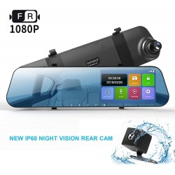 Βιντεοκάμερα -Καθρέφτης Αυτοκινήτου με Οθόνη Αφής