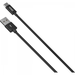 Yenkee Data Cable Usb/Type-C 1m Μαύρο